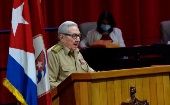 El general de Ejército, Raúl Castro afirmó que "mientras viva estaré listo con el pie en el estribo para defender la patria, la revolución y el socialismo".