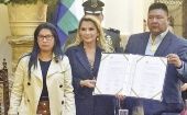 La Fiscalía investiga la legalidad de la cadena de hechos que derivaron en la autoproclamación de Jeanine Añez como presidenta en 2019.