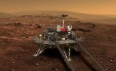El vehículo de exploración se separó de la sonda Tianwen-1 y descendió hasta la superficie marciana en la parte sur de Utopia Planitia.