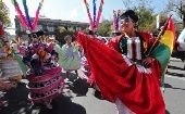 Con matracas y cascabeles celebran tradición cultural en Bolivia