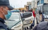 El despliegue de un dispositivo anti intrusión de la Guardia Civil y la Policía Nacional impidió el acceso a 200 migrantes que intentaban llegar a España 