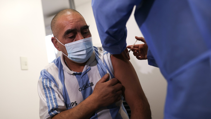 Las autoridades de Salud de Argentina han aplicado a la fecha 22.18 millones de vacunas contra la Covid-19.