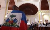 La Catedral de Cabo Haitiano acogió la misa en homenaje a Jovenel Moïse.