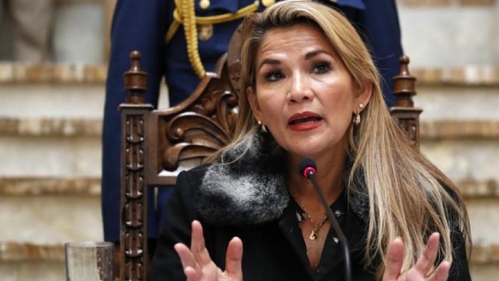 Jeanine Áñez encabezó el gobierno de facto que siguió al golpe de Estado contra Evo Morales en noviembre de 2019.