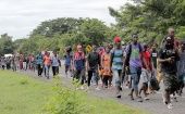 El canciller mexicano, Marcelo Ebrard, abordó la crisis de las decenas de miles de migrantes haitianos varados en la frontera, que piden asilo en EE.UU. 