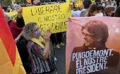 El expresidente Carles Puigdemont enfrenta una orden de detención por una acusación de de sedición, librada contra él en 2019.
