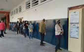Desde horas de la mañana, los venezolanos acudieron a los centros de votación para participar en el simulacro nacional electoral.