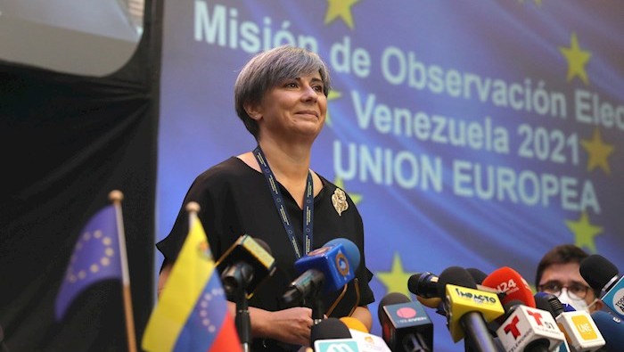 La titular de la misión de observación de la Unión Europea, Isabel Santos, reconoció que las elecciones del 21 de noviembre tuvieron mejores condiciones que en años anteriores.