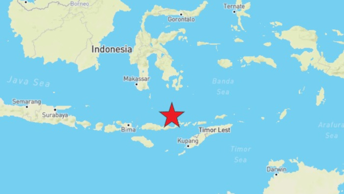 El epicentro del movimiento telúrico fue ubicado cerca de la zona oriental de Nusa Tenggara.