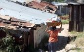 La nueva mandataria enfatizó en el problema que existe con la pobreza en Honduras y detalló que cerca del 70 por ciento de la población padece este mal.