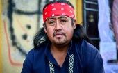 Jaime Huenchullán es werkén (consejero del mundo y portavoz) de la comunidad mapuche Temucuicui en Argol.