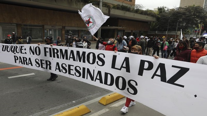 Los guerrilleros colombianos que se acogieron al Acuerdo de Paz firmado a finales de 2016 son objeto de constantes actos de violencia.