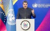 El presidente venezolano demandó un esfuerzo multilateral para defender la vida humana por encima de las ganancias de las farmacéuticas.