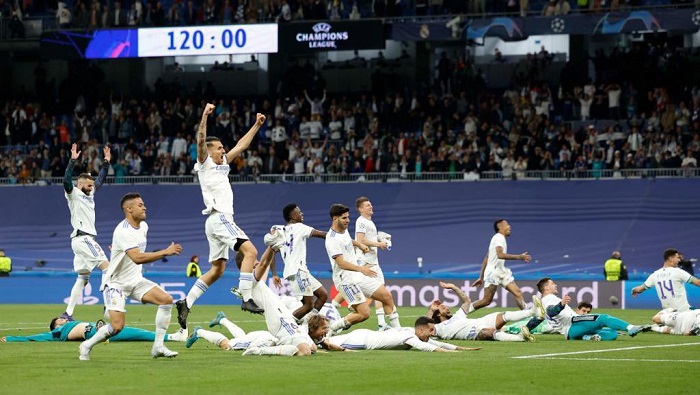 Como ante el París Saint Germain y el Chelsea, el Real Madrid derrotó al City con una épica remontada en el Santiago Bernabéu.