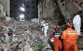 Cuerpos de rescate pusieron fin a las labores de búsqueda de sobrevivientes del desplome de un edificio en la ciudad de Changsha. 