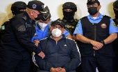 El exje policial hondureño Juan Carlos Bonilla fue capturado el 9 de marzo a unos 30 kilómetros al norte de Tegucigalpa.