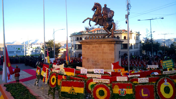 La ciudad boliviana de Sucre será la sede de los actos por la independencia del país.