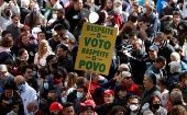 Miles de brasileños movilizados en defensa de la democracia