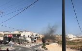 Ejército israelí ataca cerca de Naplusa, Cisjordania, este 5 de octubre de 2022. 