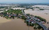 La tormenta tropical Nalgae dejó severas inundaciones a su paso por la isla filipina de Luzón.