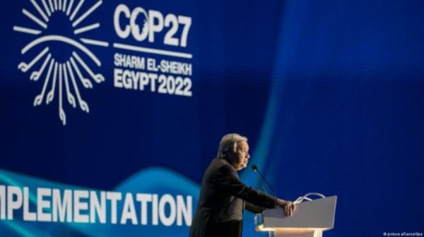 En su discurso inaugural este lunes en la cumbre del clima de Egipto, ha hecho un llamamiento a los países ricos y a los más vulnerables a unirse en un "pacto de solidaridad climática"