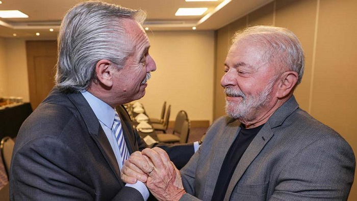 El 31 de octubre de 2022, Alberto Fernández visitó a Lula tras su triunfo en las elecciones presidenciales en Brasil.
