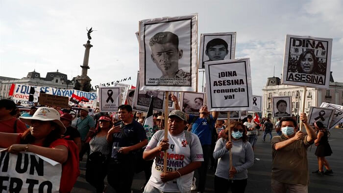 En Lima se realizó una movilización contra el Gobierno de Boluarte y para exigir justicia por los peruanos asesinados durante las represiones.