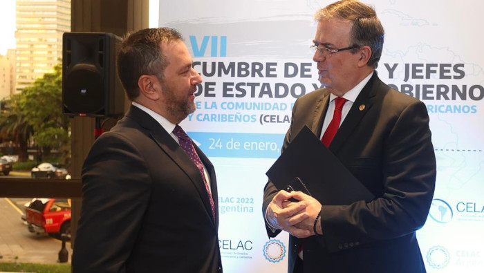 Los cancilleres venezolano y mexicano conversaron sobre la necesidad de consolidar la integración de los pueblos de América Latina.