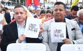 Esta jornada se celebra el Foro "Venezuela no es amenaza, es esperanza" en el cual se ha rechazado las 929 medidas coercitivas unilaterales de EE. UU. contra Caracas.