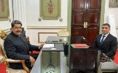 “Estuve reunido con el Presidente de PDVSA, Ingeniero Pedro Tellechea, lo designé como nuevo ministro de Petróleo", dijo el presidente Maduro.