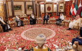 el Consejo de Cooperación del Golfo convocó a una reunión para discutir la posibilidad del regreso de Siria a la Liga Árabe
