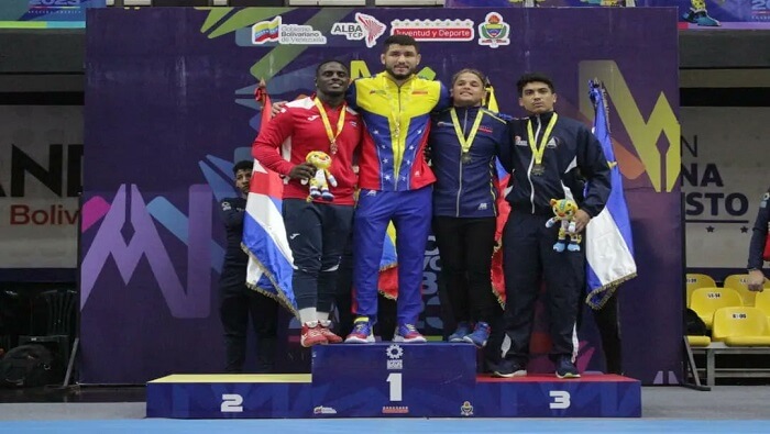 Venezuela lideró la lucha grecorromana masculina con cuatro oros, cinco platas y tres bronces.