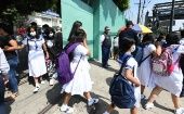 El presidente de la Unión Nacional de Educadores eN Guayas, Hilario Beltrán, aseguró que los padres están aterrorizados por la inseguridad y eso lleva a la deserción escolar.