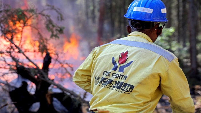 El Centro Interinstitucional Canadiense contra Incendios Forestales, precisó que están activos cerca de 450 fuegos.