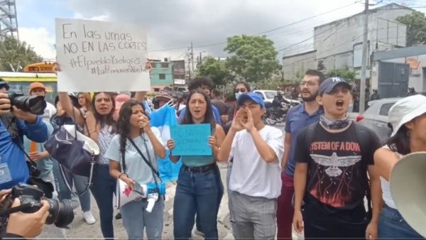 Clamor popular en las calles de Guatemala exigiendo respeto a los resultados de las elecciones generales, realizadas el pasado 25 de junio.