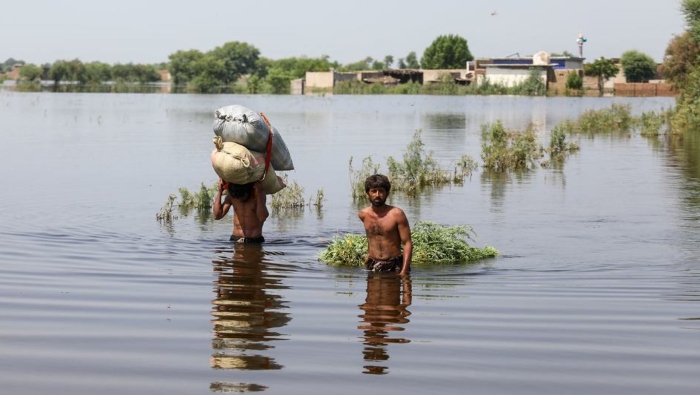 En Pakistán las inundaciones provocadas por las lluvias monzónicas afectaron a más de 33 millones de personas.