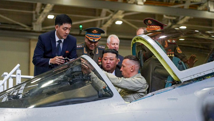 El líder norcoreano pudo conocer las instalaciones industriales la empresa aeronáutica, Yakovlev