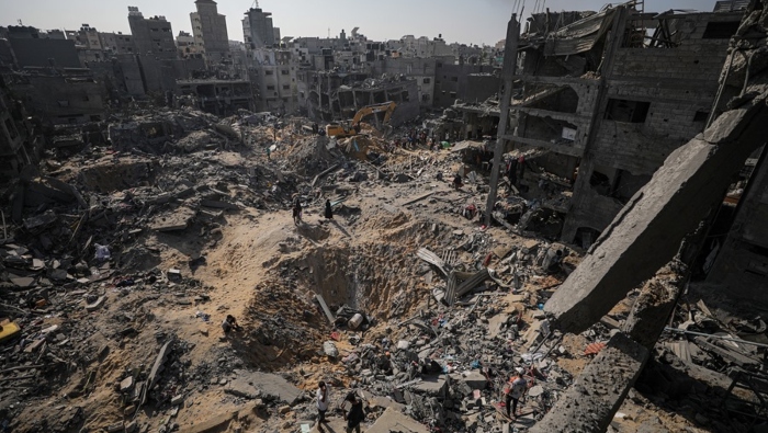 La cifra de muertos por los bombardeos de las tropas de Tel Aviv ascendió a 9.770, incluidos más de 4.000 niños.