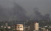 Un bombardeo contra la ciudad palestina de Khan Younis, en el sur de la Franja de Gaza mató al menos a 40 personas.