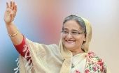 "Estoy haciendo todo lo posible para garantizar que la democracia continúe en este país", dijo Hasina.