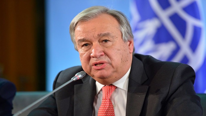 El secretario general de la ONU, António Guterres, indicó que el mundo debe aceptar un Estado de Palestina.