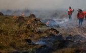El pasado 5 de febrero fue cuando más avanzó el incendio consumiendo 2.821 hectáreas, según el Servicio Provincial de Manejo del Fuego.