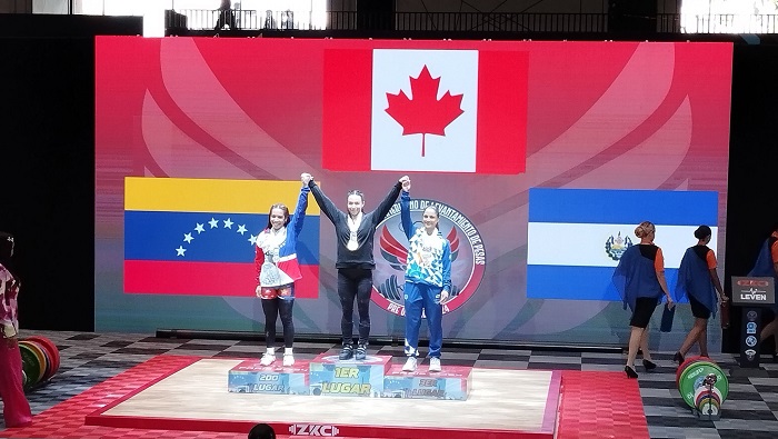 En los 55 kg, Josee Gallant (Canadá) se proclamó campeona paramericana, seguida por la venezolana Rosselyn Uzcátegui (plata) y la salvadoreña Victoria Grenni (bronce)