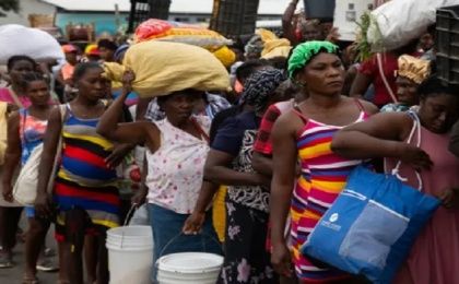En lo que va de 2024, aproximadamente 5,5 millones de haitianos requieren asistencia humanitaria. 