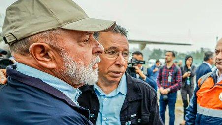 Lula during a visit to the state Rio Grande do Sul.