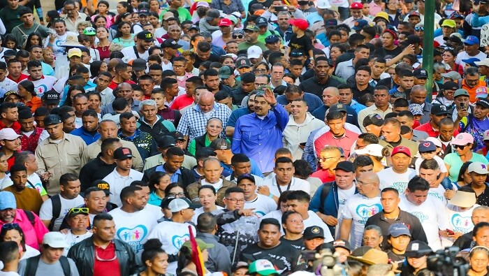 La marcha se desarrolló desde Parque Carabobo hasta el Parque Ezequiel Zamora en Caracas (capital).