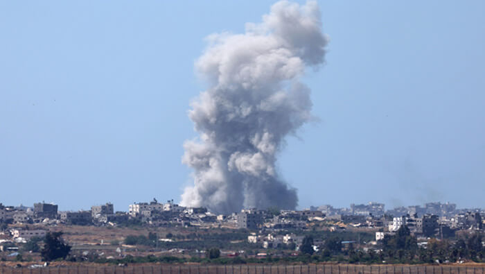 Fuerzas israelíes lanzaron un ataque de artillería contra el campo de refugiados de Jabaliya en el norte de la Franja de Gaza.