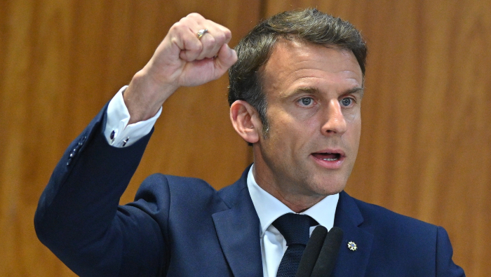 El presidente de Francia, Emmanuel Macron, expresó el pasado mes de marzo su 