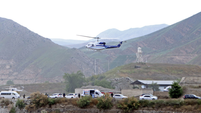 Se ha publicado la última imagen del helicóptero que transportaba al presidente iraní de Irán, Ebrahim Raisi,