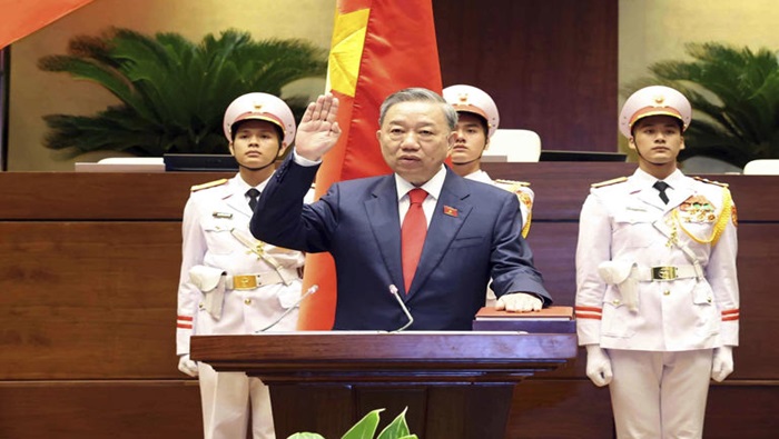 El presidente chino, Xi Jinping, envió este miércoles felicitaciones a To Lam por su nombramiento como nuevo presidente de la República Socialista de Vietnam.